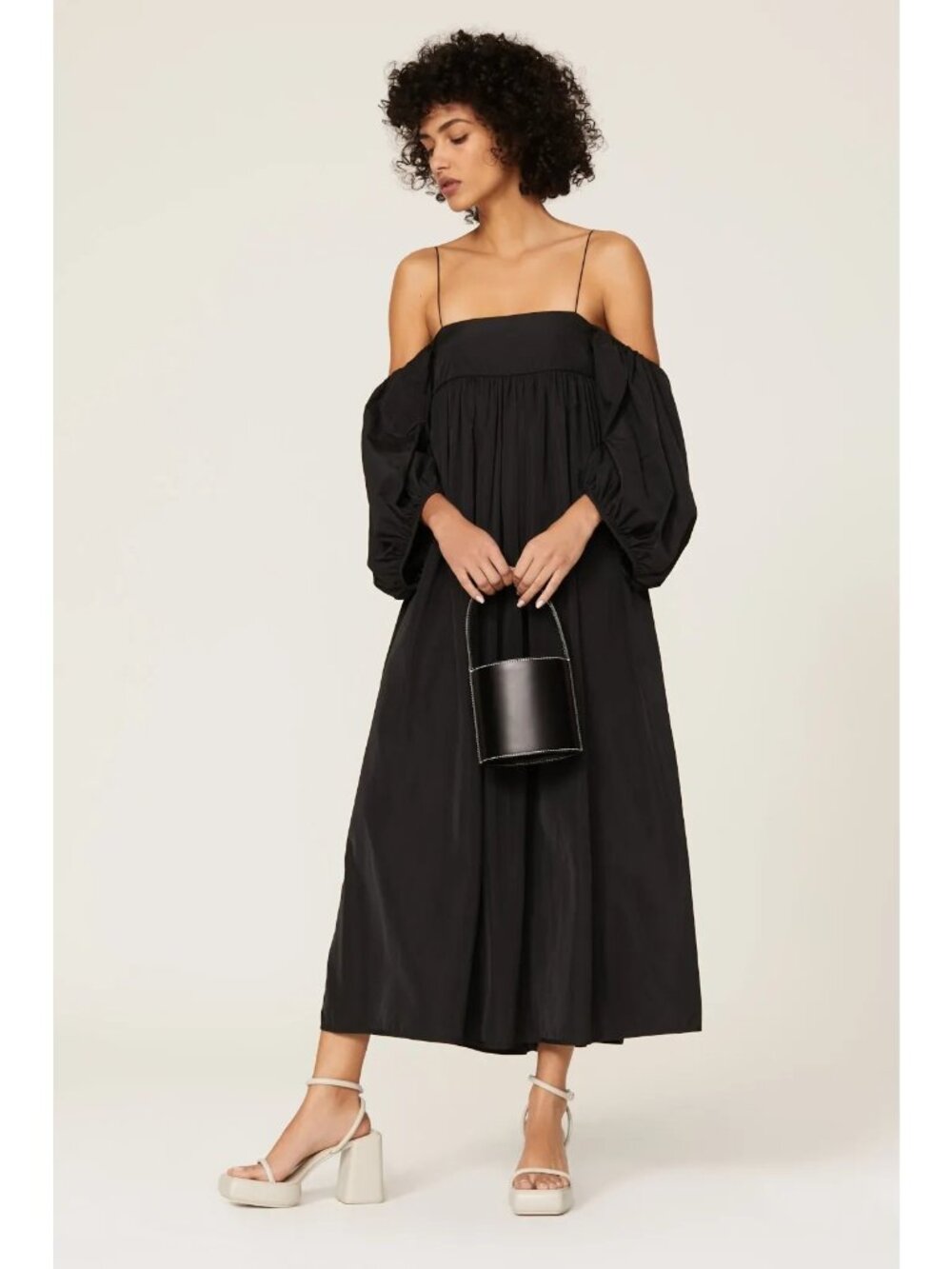 R-88. Cecilie Bahnsen Holly Off Shoulder Dress